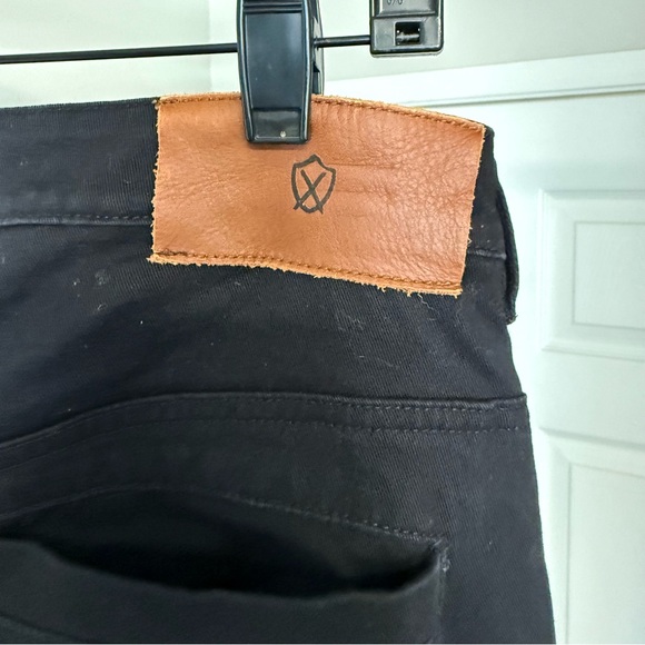 Zanerobe Stretch Denim Drop Crotch Slim Jogger Pants 32 Black - Picture 7 of 10